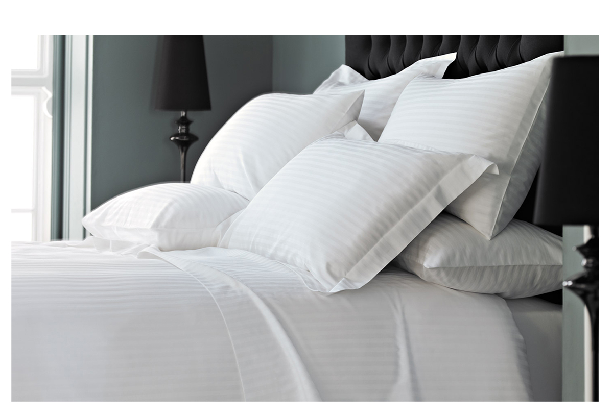 Εστίαση στις μαξιλαροθήκες και στα σεντόνια